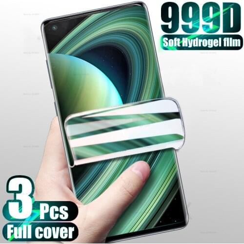 3-1Pcs Hydrogel Film For Xiaomi Poco M3 X3 Screen Protector mi 9 cc9 note 10 pro a3 lite redmi note 5 6 7 8 9 pro K30 Not Glass