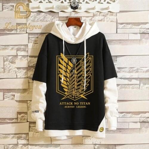 Hot Sale Anime Attack on Titan Hoodie Pullover Hooded Sportswear Men Women Hoodies Cosplay Costume Hip-hop Hood Coat Outerwear