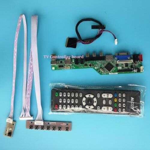 Kit for LP154WP3/TLA2/TLA1/TLAV/TLA3 Controller board driver LCD LED remote VGA TV AV 40pin LVDS HDMI USB 1440X900 Screen panel