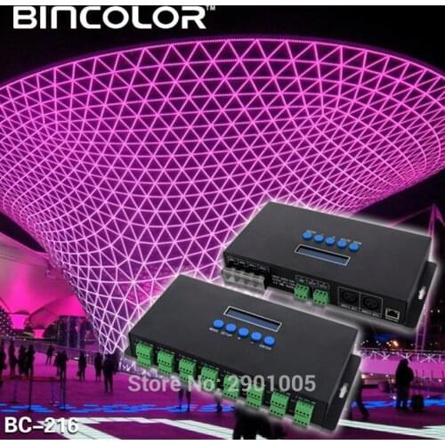 New arrival DC5V-24V Artnet Eternet to SPI/DMX pixel led light controller Output Current 4 channels 7Ax4CH/16 channels 3Ax16CH