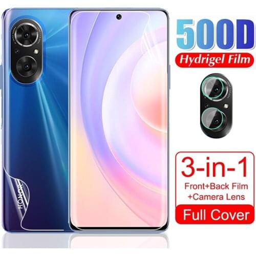 For Huawei Honor 50 Se Soft Hydrogel Screen Protector Camera Lens Front Back Protective Film Not Glas For Xonor Honor50 Pro 2021