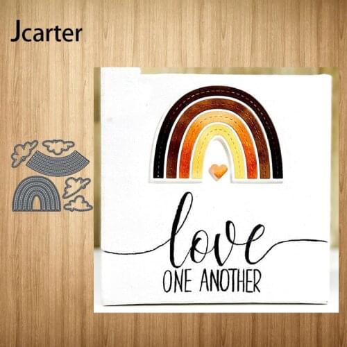 New Design Metal Cutting Dies Rainbow Clouds for Scrapbooking Handmade Paper Card Make Stencil Craft Mold Mould Model Template