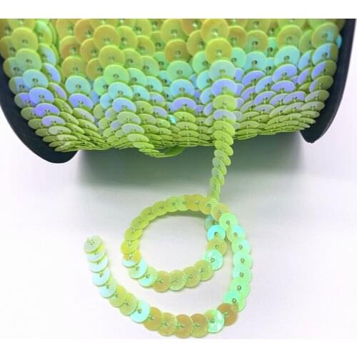 6mm 5Yards Sequin Flat Round Loose Sequins Crafts Paillette Sewing Clothes Decoration DIY Accessory Lentejuelas Para Coser#13