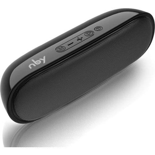 NBY 4070 Portable Bluetooth Speaker 10W Wireless Speakers with Subwoofer Support TF USB FM Radio for Laptop Computer