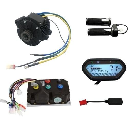 QSMOTOR 138 70H 3000W Mid-Drive PMSM Motor With Controller ND72490 For Electric Motorcyc