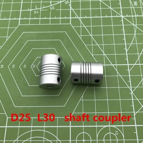 2019 Sale Real Ball Bearing Bearing D25 L30 Elastic Coupling Thread Winding Wire Encoder Coupler Stepper Motor Shaft Flexible