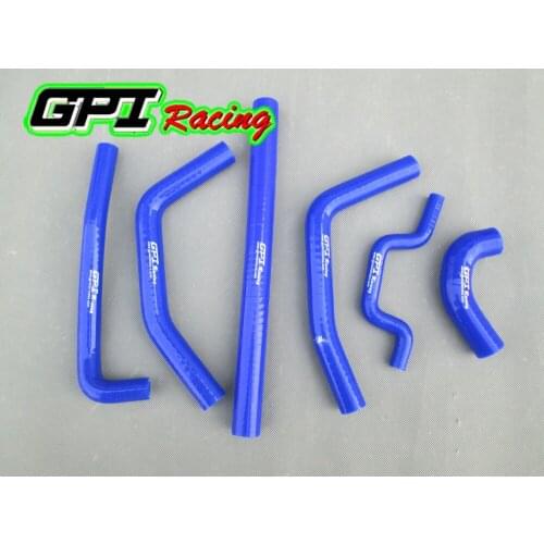 GPI silicone radiator hose FOR KAWASAKI KXF250 KX 250F KXF 250 09-13 10 11 12 2009 2010 2011 2012 2013 BLUE