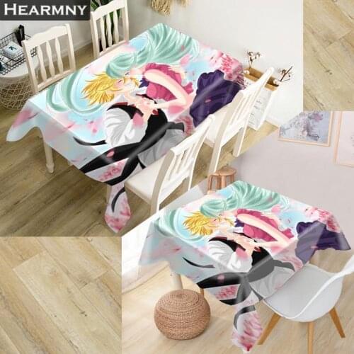 The Seven Deadly Sins Tablecloth 3D Oxford Fabric Square/Rectangular Dust-proof Table Cover For Party Home Decor TV Covers