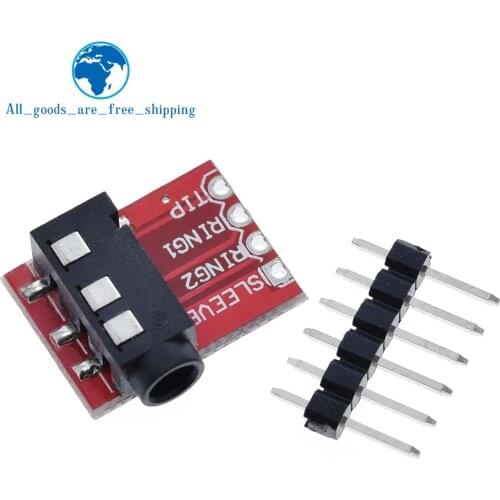 TZT TRRS 3.5mm Jack Breakout Headphone Video MP3 Jack Professional module