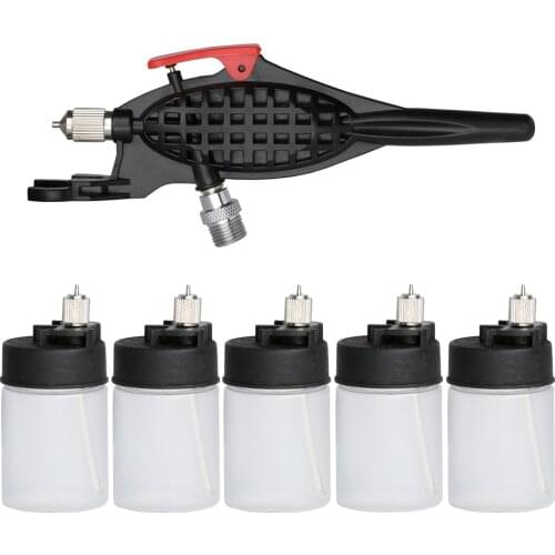 OPHIR Airbrush Siphon Feed Single Action Air-Brush Paint Compressor kit Spray Gun for Body Painting Temporary Tattoo Model AC058