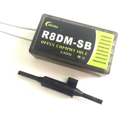2.4GHz DMSS Compatible Receiver R8DM-SB Compatible with JR DMSS 2.4GHz transmitter for Fixed-wing drone RC drone part