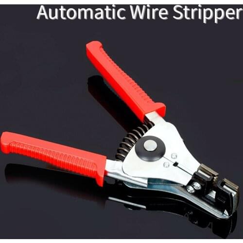 Automatic Wire Stripper Stripping Plier Zinc Alloy Decrustation Pliers Anti-slip PVC Handle Corrosion-resistant Electrical Tools