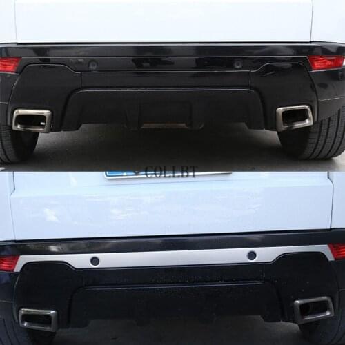 ABS Chrome Car Rear Tail Door Decoreation Strips Trim Cover For Land Rover Range Rover Evoque 2016 2017 2018 2019
