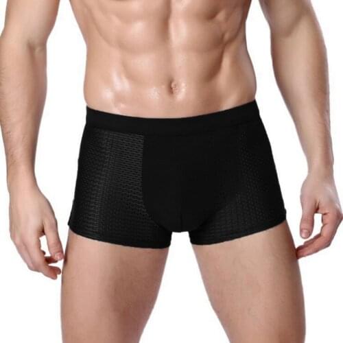 Dihope Men Underwear Male boxer Solid Panties Shorts Mens Underpants Breathable Intimate Man boxers