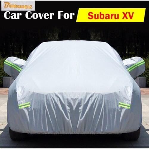 Buildreamen2 Car UV Anti Scratch Sun Rain Snow Preventing SUV Cover Waterproof Dustproof For Subaru XV