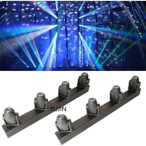 Disco lights dmx 4 heads 10W rgbw moving head led bar light