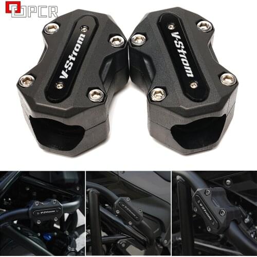 For Suzuki DL650 V-Strom Vstrom 650 All Year Motorcycle Engine Crash Protection Bumper Decorative Guard Block 22-25-28mm