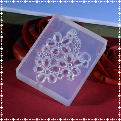 GLADZGT Transparent Hairpin Silicone Special Mould hairpin Flowers brooch DIY Hair Jewelry Making Mold epoxy resin molds