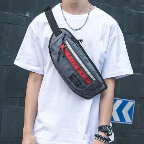 Korean Trend Waist Pack Bag for Men Women Casual Mens Belt Bag Pouch Travel Female Banana Bags Fashion Fanny Pack Bags