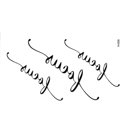 English Love BeautyWaterproof Temporary tattoo sticker for neck and waist personalized Henna Tattoo Body Art tattoo cheap stuff