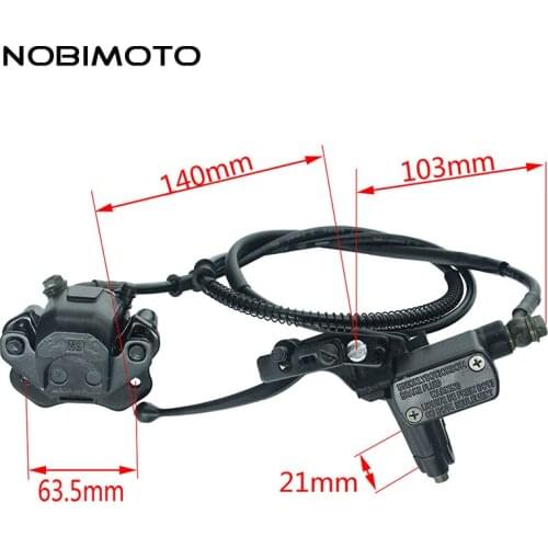 Motorcycle Dragon Hand Rear Brake System Alloy Hand Rear Brake Hydraulic Master Oil Cylinder Fit For Off Road Motocross DS-137