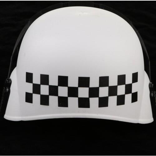 Party Cop Officer Motorcycles Helmet, Hats w/ visor for Police Role Play Kids & Boys Dress Up Costume Games