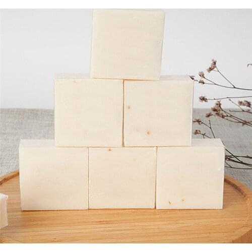 65g Milk Handmade Soap Whitening Moisturizing Brighten Skin Wash Face Body Cleaning Soap Rice Soap