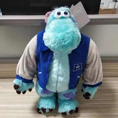 Original Disney Cartoon Characters James P. Sullivan Plush Toy Soft Animal Stuffed Dolls 45cm Fine Kids Gift