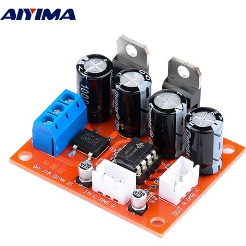 AIYIMA Audio Preamplifier Board NE5532 OP AMP Amplifier Preamp Tone Board Dual AC9-15V Power Power DIY Home Sound Theater