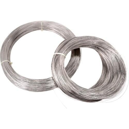 10PCS Small Steel Wire Single Stainless Steel 304 Spring Steel Wire Soft Wire, (1-2)mm Wire *5000mm Length