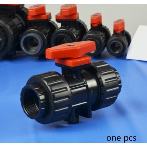 UPVC Ball Valve Union UPVC Double Union Ball Valve Female Thread PVC Ball Valve Manual ball valve Ceramic Core DN15 DN20 DN25