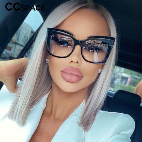53288 Oversized Cat Eye Sunglasses Brand Designer Anti-Ultraviolet Men Women Retro Glasses