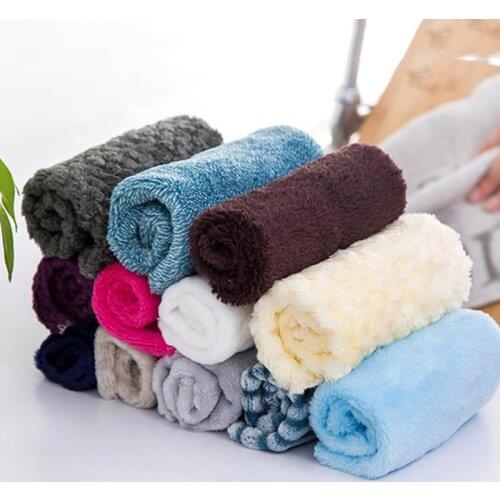 Super Absorbent dish cloth Kitchen Towels Soft Microfiber Cleaning Cloths Non-stick Oil Dish Cloth Rags For Kitchen Kichen Tool
