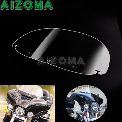 For Harley Custom Motorcycle 10'' Windshield WindScreen Air Wind Deflector Dyna Road Glide Low Rider FLD FXR FXD FXDB FLHR FLHTC