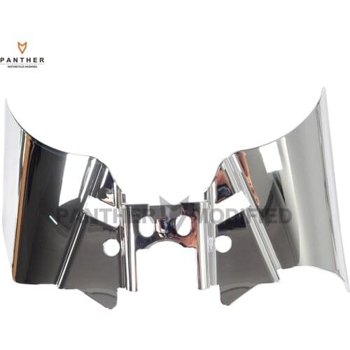 1 Pcs Chrome Motorcycle Saddle Shield Heat Deflector case for Harley Dyna FXD FXDWG 1999-2016