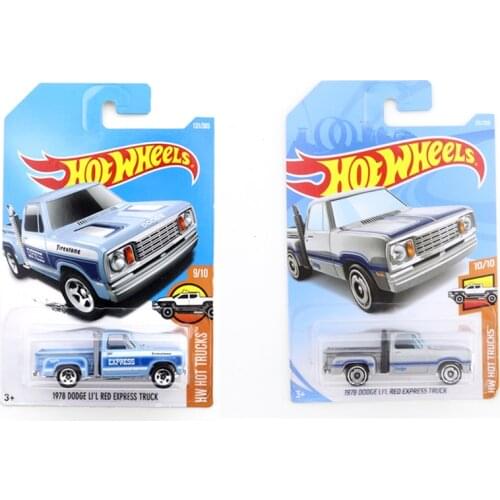 2017 Hot Wheels 1978 DODGE LIL RED EXPRESS TRUCK Mini Alloy Coupe 1/64 Metal Diecast Model Car Kids Toys Gift