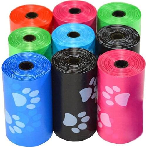 30Pcs/2Rolls Pet Waste Bag Cat Dog Poop Bags Pet Supplies Leak-Proof Waste Bags Doggie Outdoor Home Clean Refill Garbage Bags