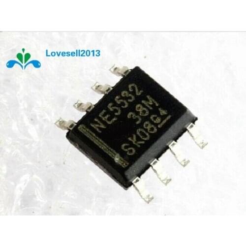 50Pcs NE5532 N5532 SOP-8 SMD Dual Low Noise Op-Amp IC