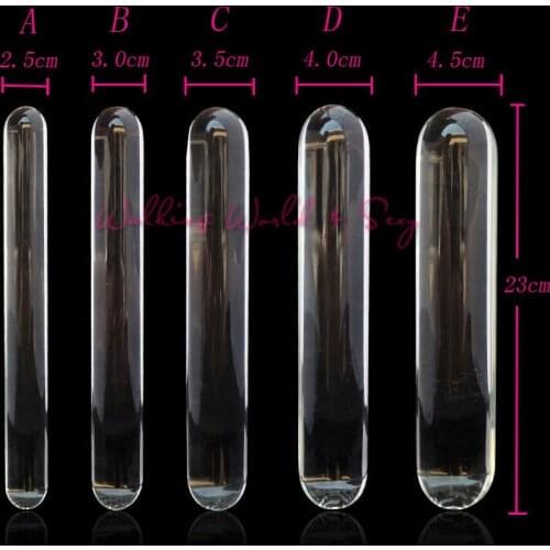 Crylinder Pyrex Glass Dildo Big Glassware Fake Penis Anal Plug Femal Masturbate G-spot Stimulation Adult Sex Toys For Couples