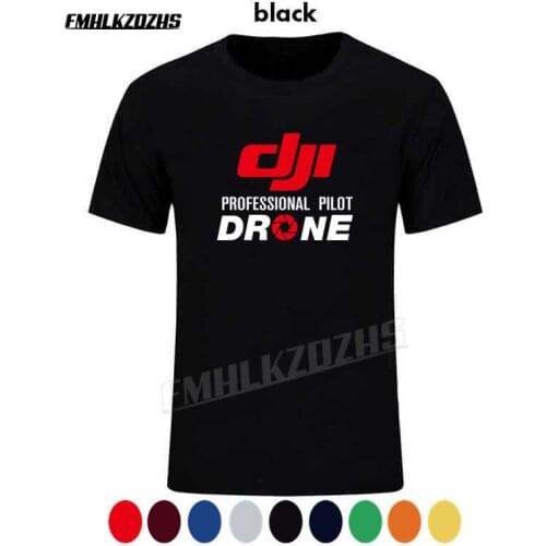 DJI Professional Pilot Drone T shirt Motor Men cotton Cool DJI Women Unisex Top Short Sleeve Tshirt Tee H33