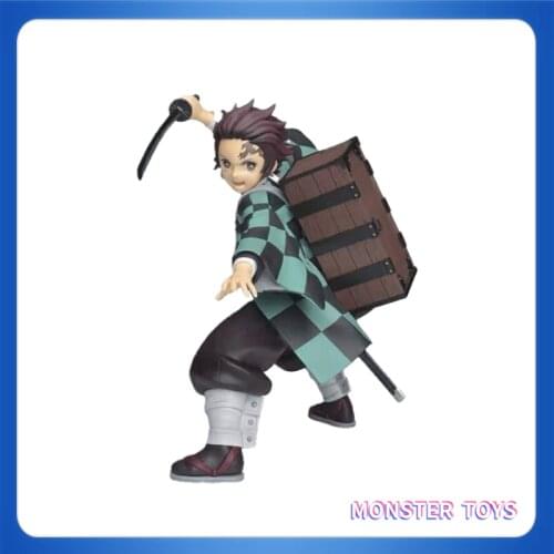 Original Japanese Demon Slayer Figure Anime Figures Hashibira Inosuke Figurine Tanjiro Model Toys for Boy