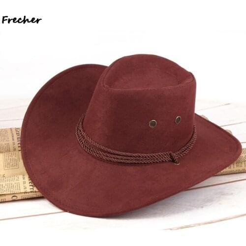Fashion Women Sun Shield Cowboy Hat Summer Casual Artificial Leather Hat Traveling Western outdoor Cap Foldable Wide Edge Hats