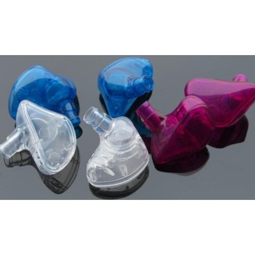 20Pairs Custom IEM DIY Earphone Housing Shell Plastic Headphone Shell Audio Replace For 10MM Speaker Units Repair Cover