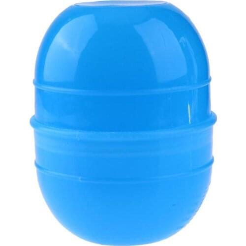 Small Size Blue Hair Dye Cup Double Scale Coloring Mixing Suction Bowl