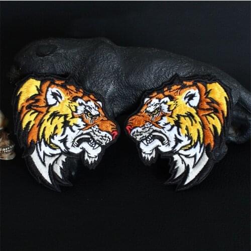 Maxin Brand Tiger Embroidered Clothes Patch Label Emblem Armbands DIY Flying Clothes Denim Patches Repair Hole for Clothing DIY