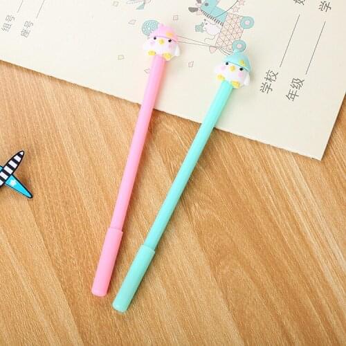 Cartoon Animal Modeling Gel Pens Cute Stationery Bird Student Pen Office Supplies Water Signature Pen Cute Stationary Supplies
