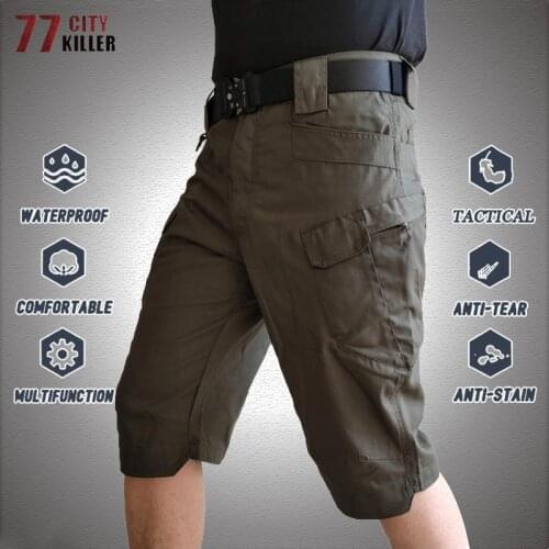Big Size 6XL Tactical Shorts Men Multi-pocket Camouflage Waterproof Military Shorts Male Outdoor Sports Cargo Shorts Mens Jogger