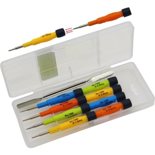 Cellphone Repair Tool Kit, Anti-slip Handle, 9 In 1 Precision Screwdriver Opening Pry Tools for Mobile Phone Tablet Laptop