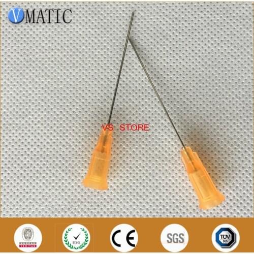 High Quality Non-Sterilized 100Pcs 1.5 Inch Luer Lock 23G Glue Dispensing Needle Nozzle Tips 1-1/2 Inch