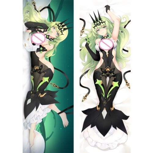 Honkai Impact 3 Mobius Pillow Cover Cosplay Dakimakura Hugging Game Character Body Pillow Case Double-sided Printed Pillowcase
